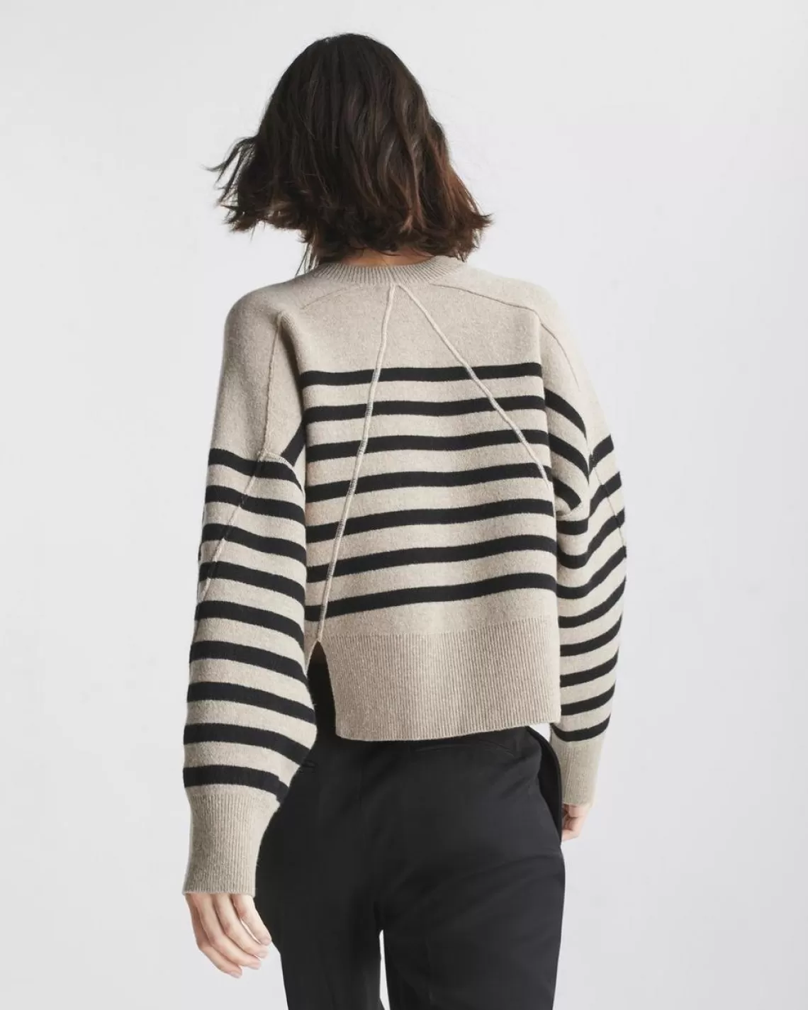 Rag & Bone Bridget Stripe Wool Crew | Sweaters