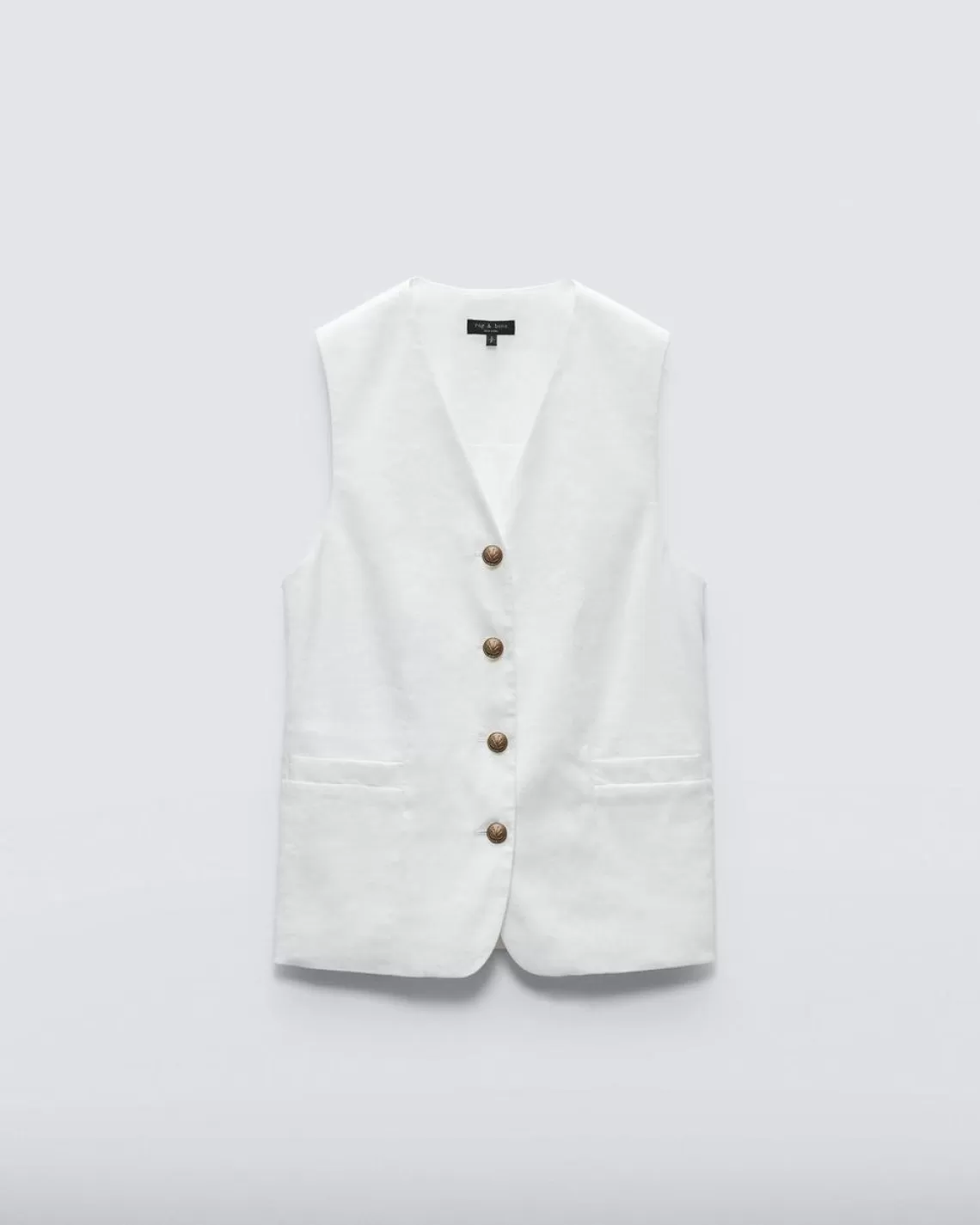 Rag & Bone Charlotte Linen Vest | Blazers & Vests