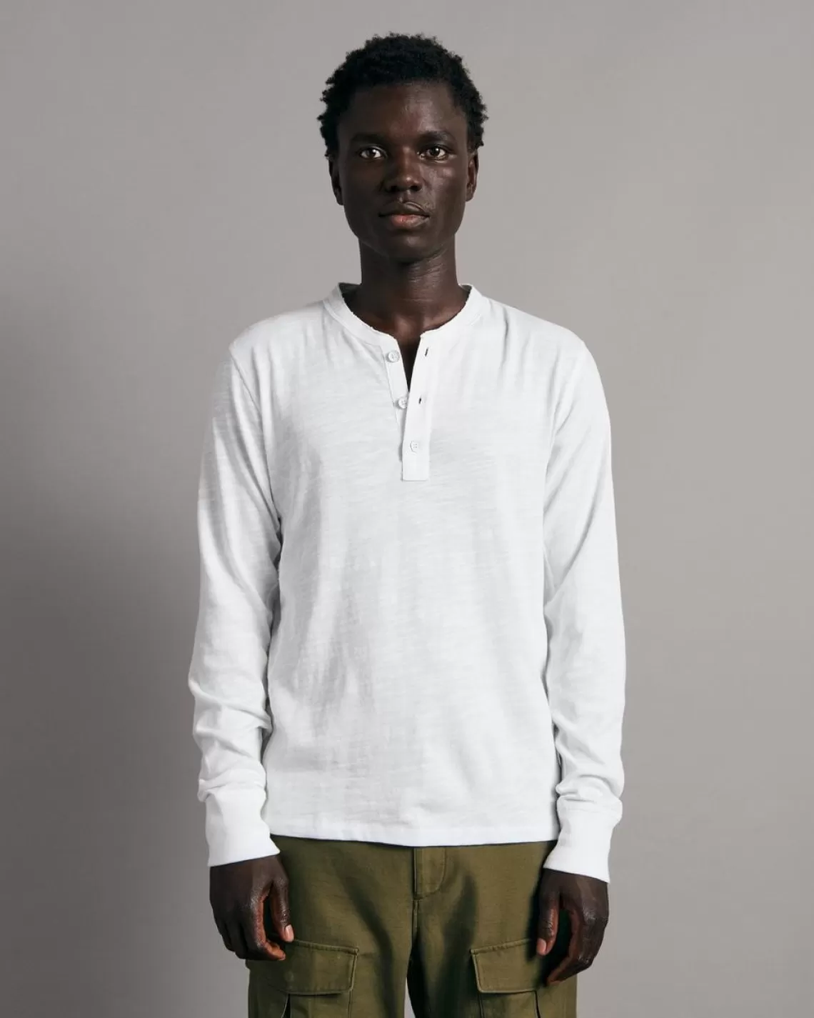 Rag & Bone Classic Flame Long Sleeve Henley | T-Shirts