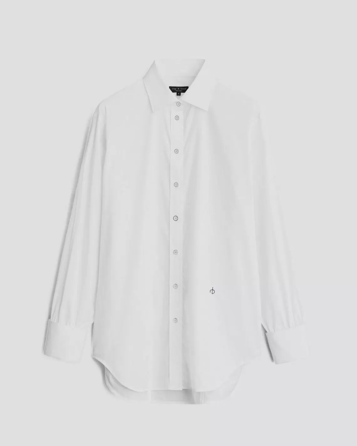 Rag & Bone Diana Cotton Poplin Shirt | Tops