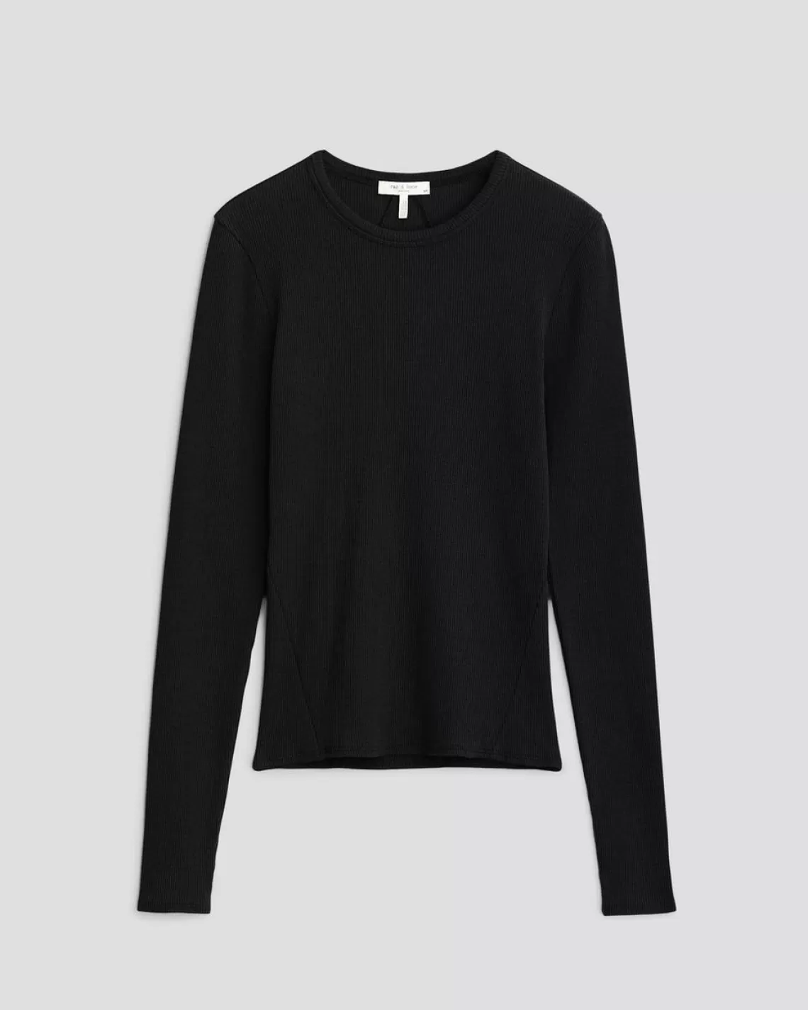 Rag & Bone Essential Rib Long Sleeve Tee | T-Shirts