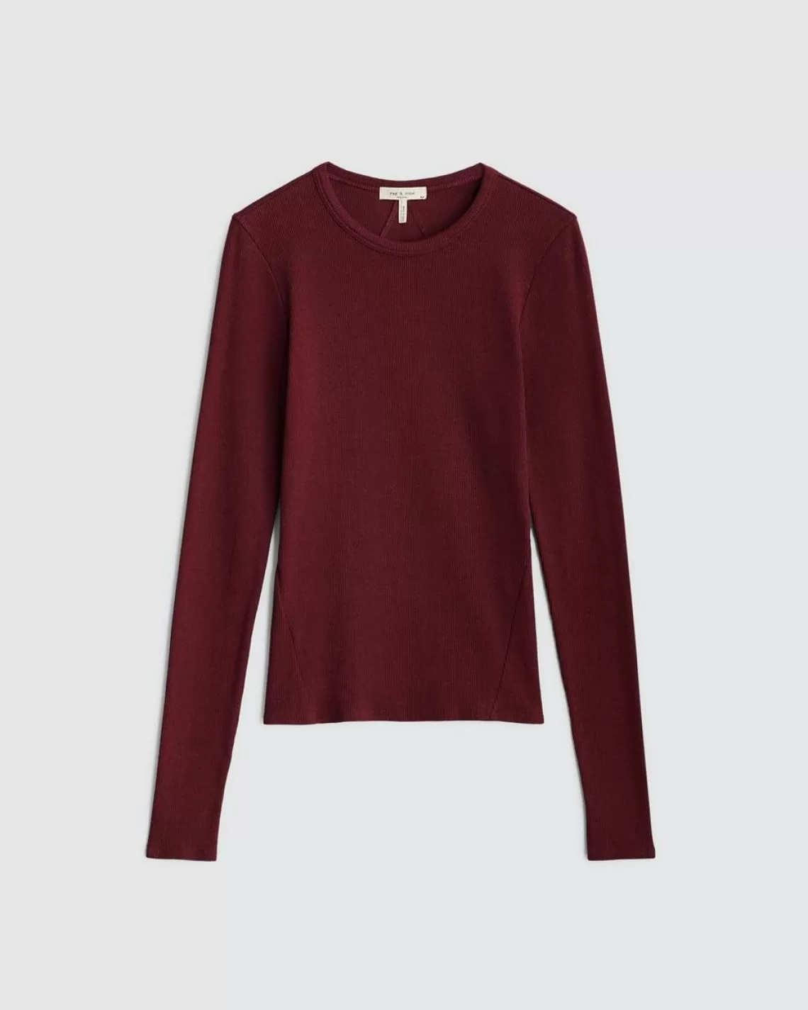 Rag & Bone Essential Rib Long Sleeve Tee | T-Shirts