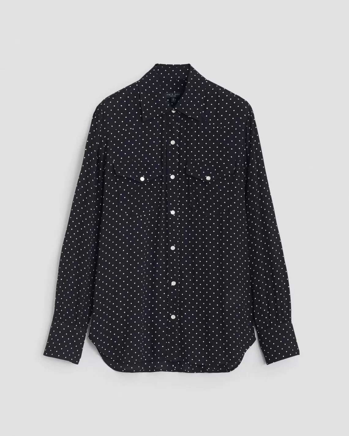 Rag & Bone Farren Crepe Shirt | Tops