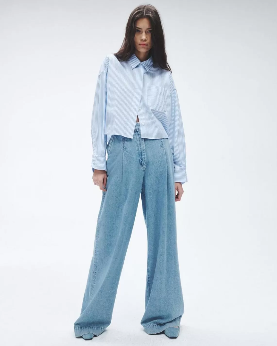 Rag & Bone Featherweight Abigail Pleated Pant | Pants | Wide Leg