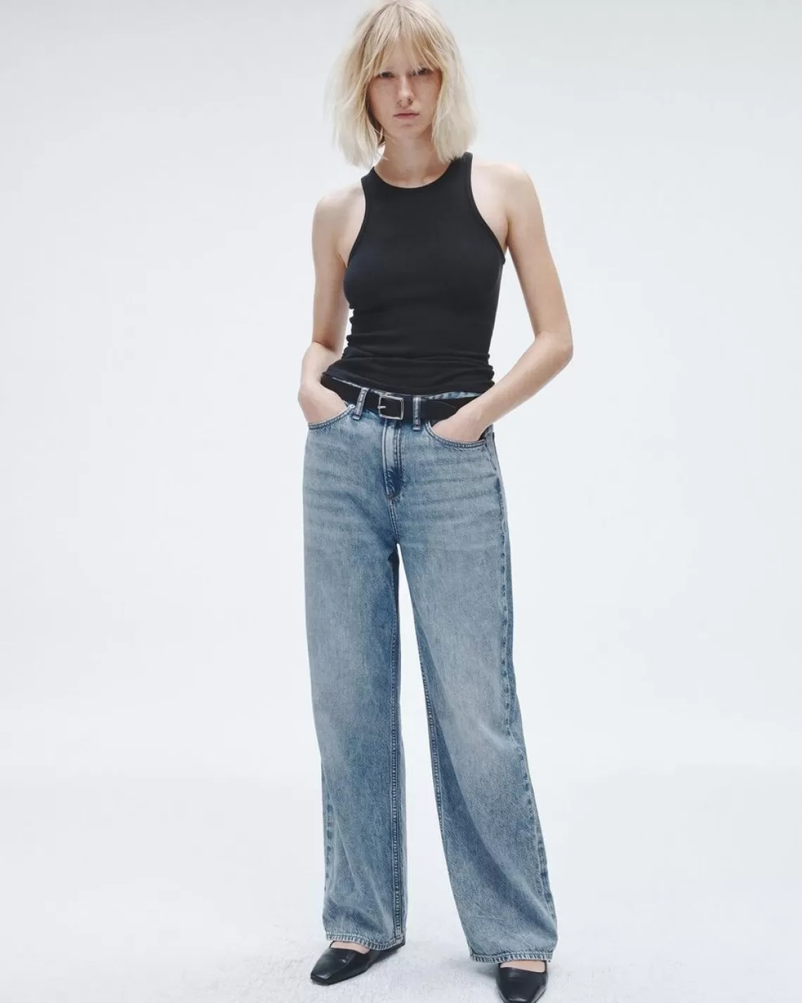 Rag & Bone Featherweight Logan Wide-Leg - | Jeans | Wide Leg