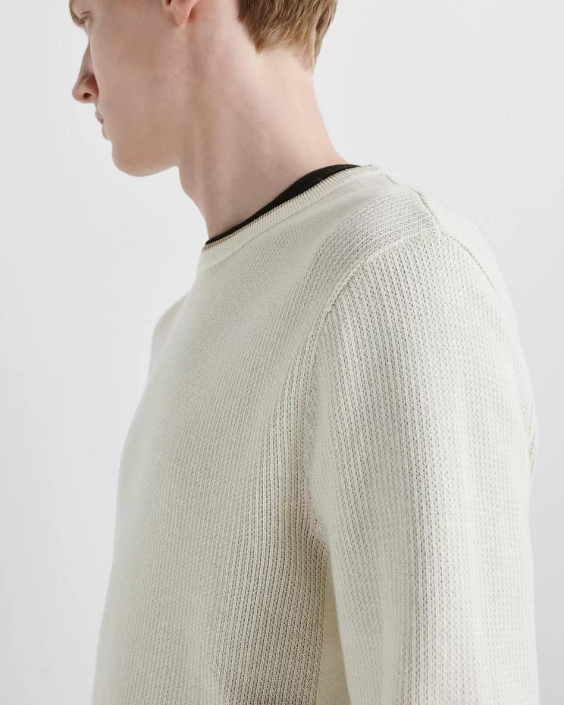 Rag & Bone Harvey Cotton Crew | Sweaters