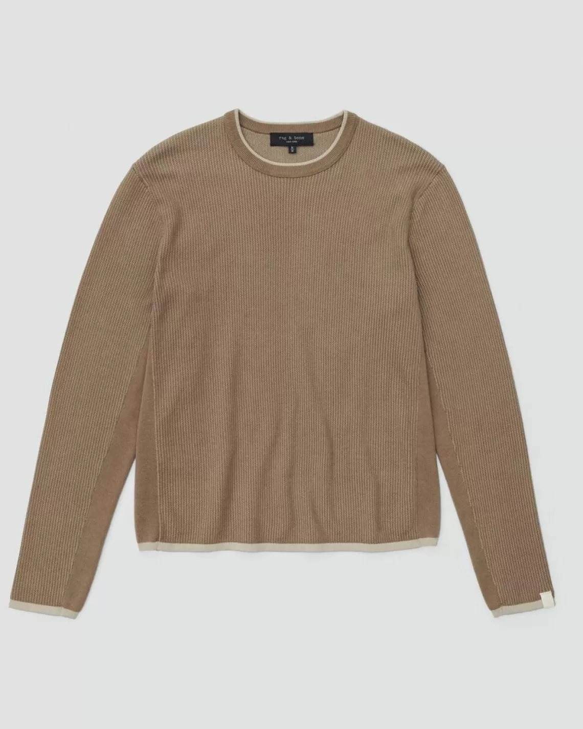 Rag & Bone Harvey Cotton Crew | Sweaters