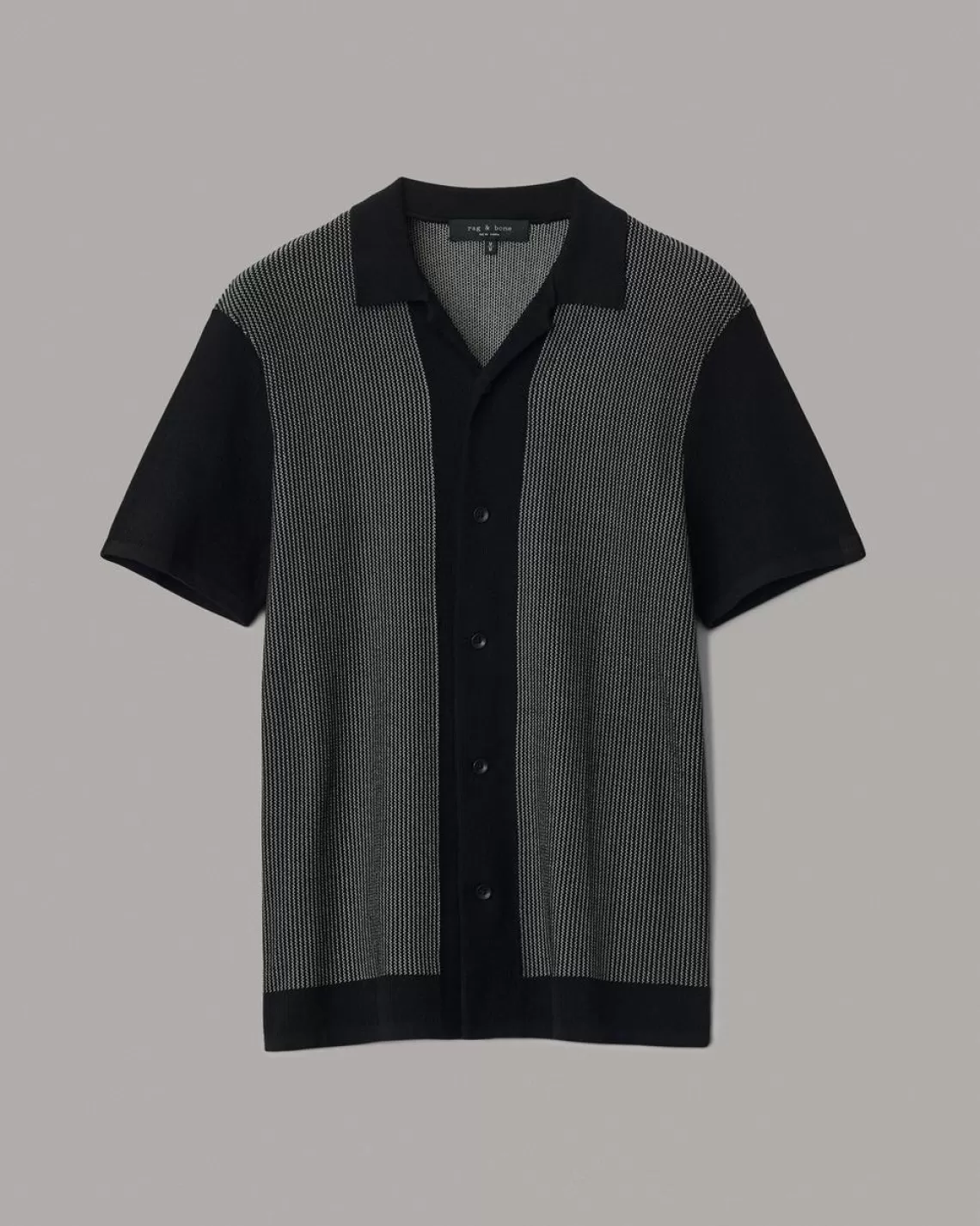 Rag & Bone Harvey Cotton Knit Camp Shirt | Shirts