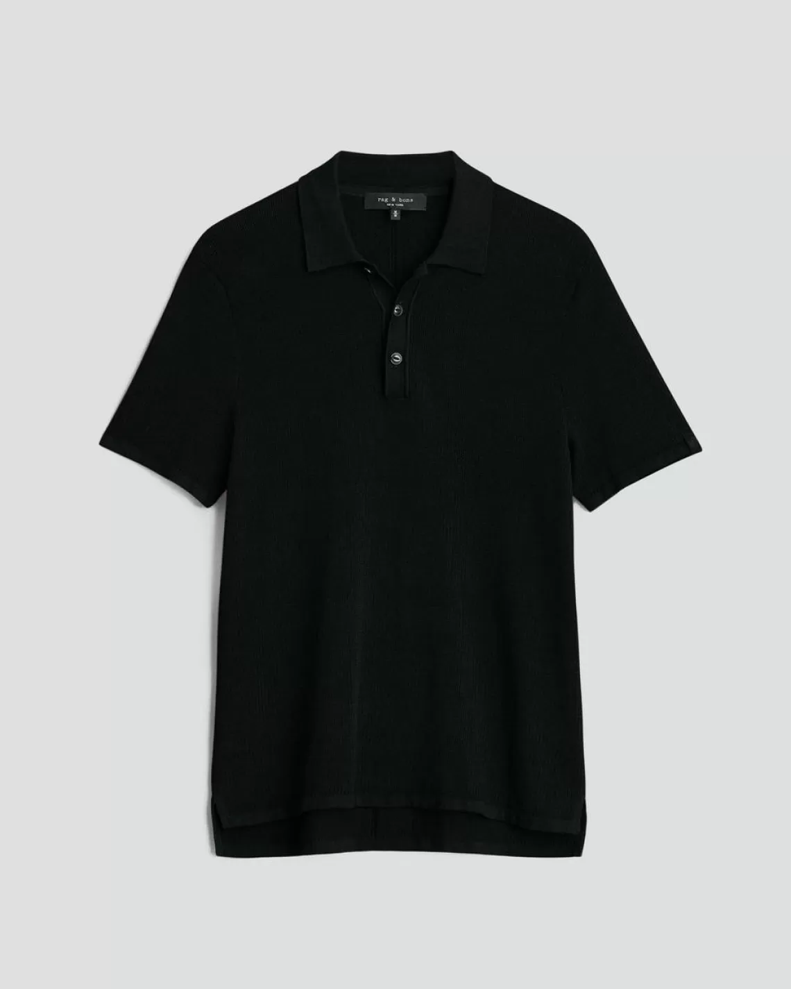 Rag & Bone Harvey Cotton Knit Polo | Polos