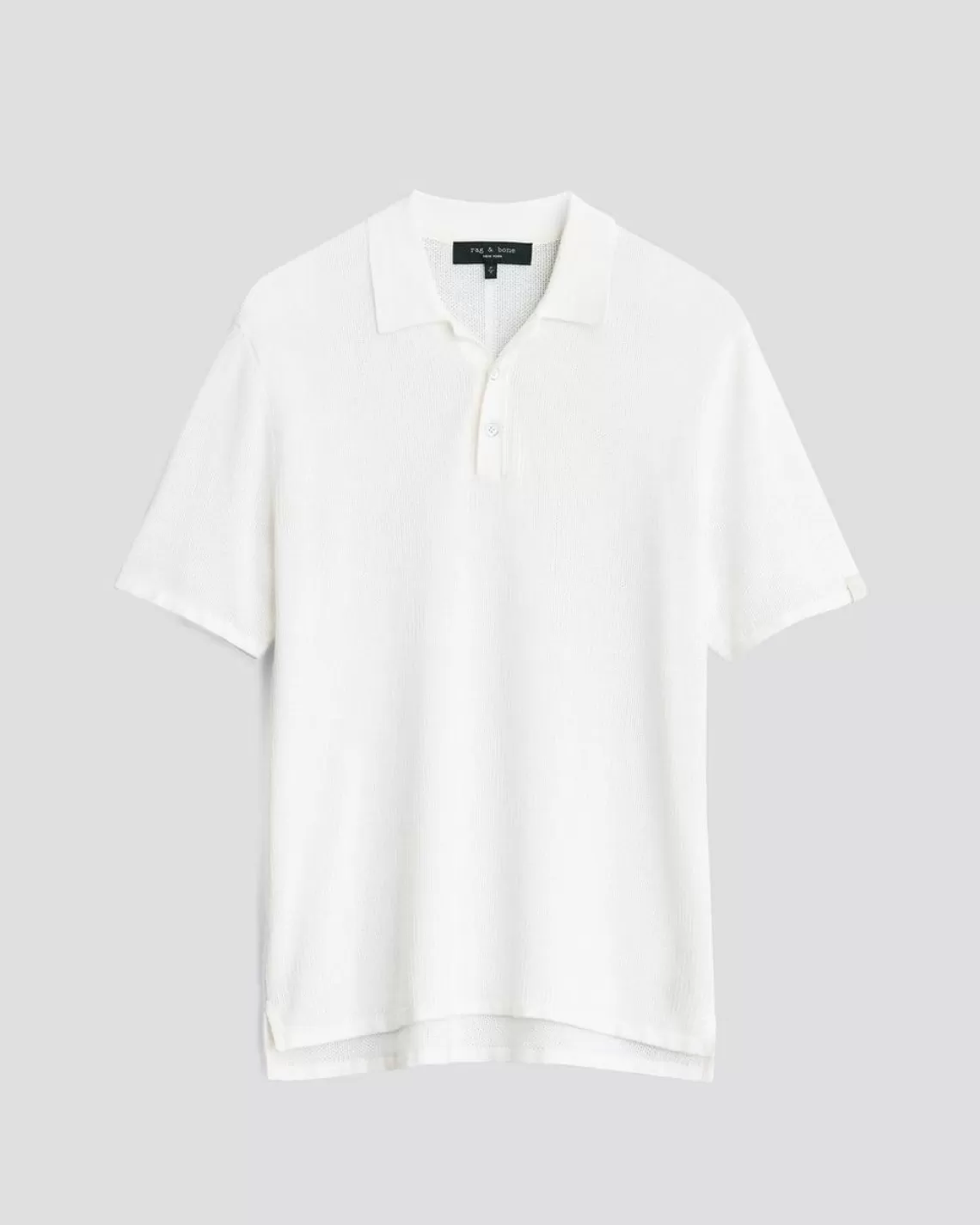 Rag & Bone Harvey Cotton Knit Short Sleeve Polo | Polos