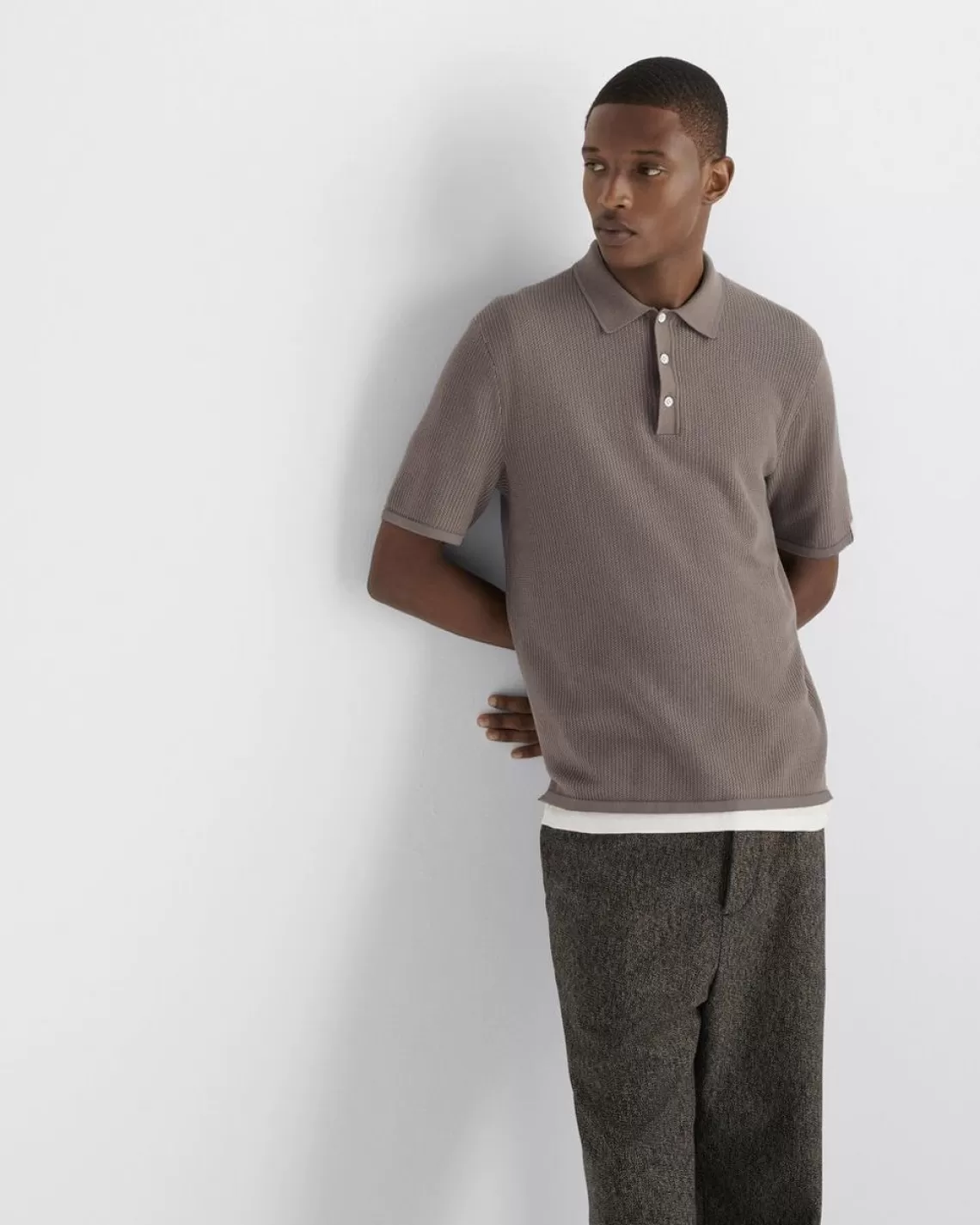 Rag & Bone Harvey Cotton Polo | Polos