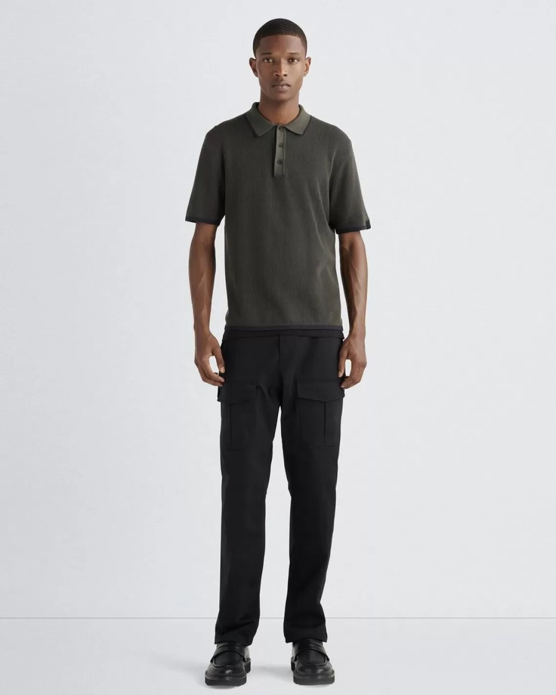 Rag & Bone Harvey Cotton Polo | Polos