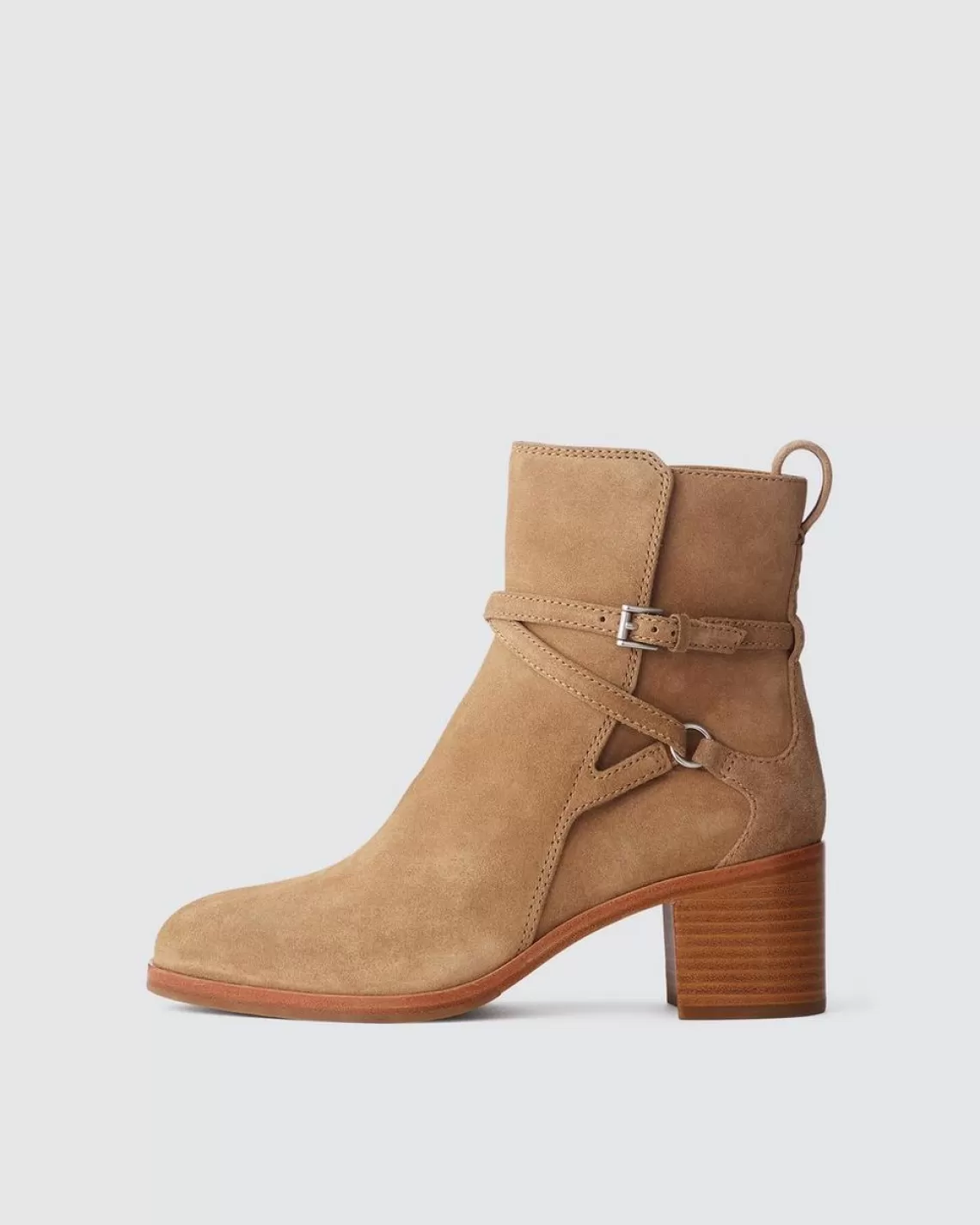 Rag & Bone Hazel Buckle Boot - Suede | Boots