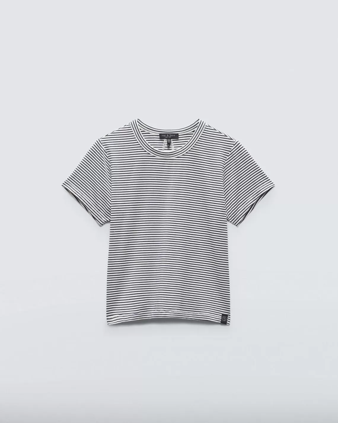 Rag & Bone Luca Striped Short Sleeve Baby Tee | T-Shirts