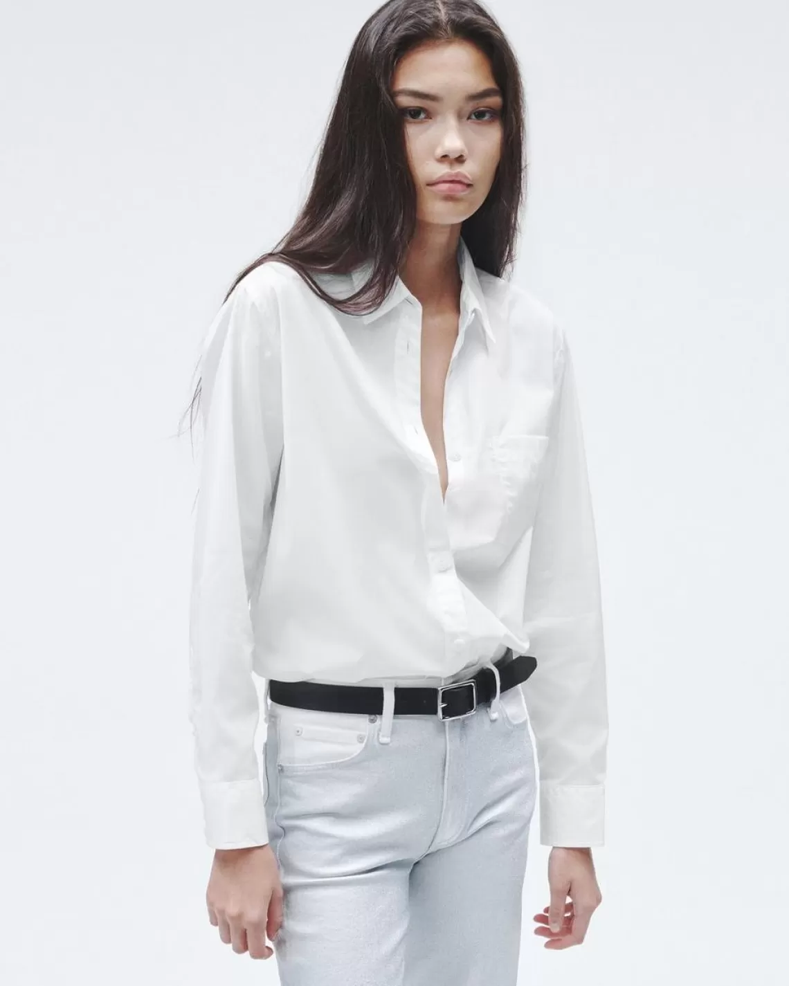 Rag & Bone Maxine Cotton Poplin Shirt | Tops