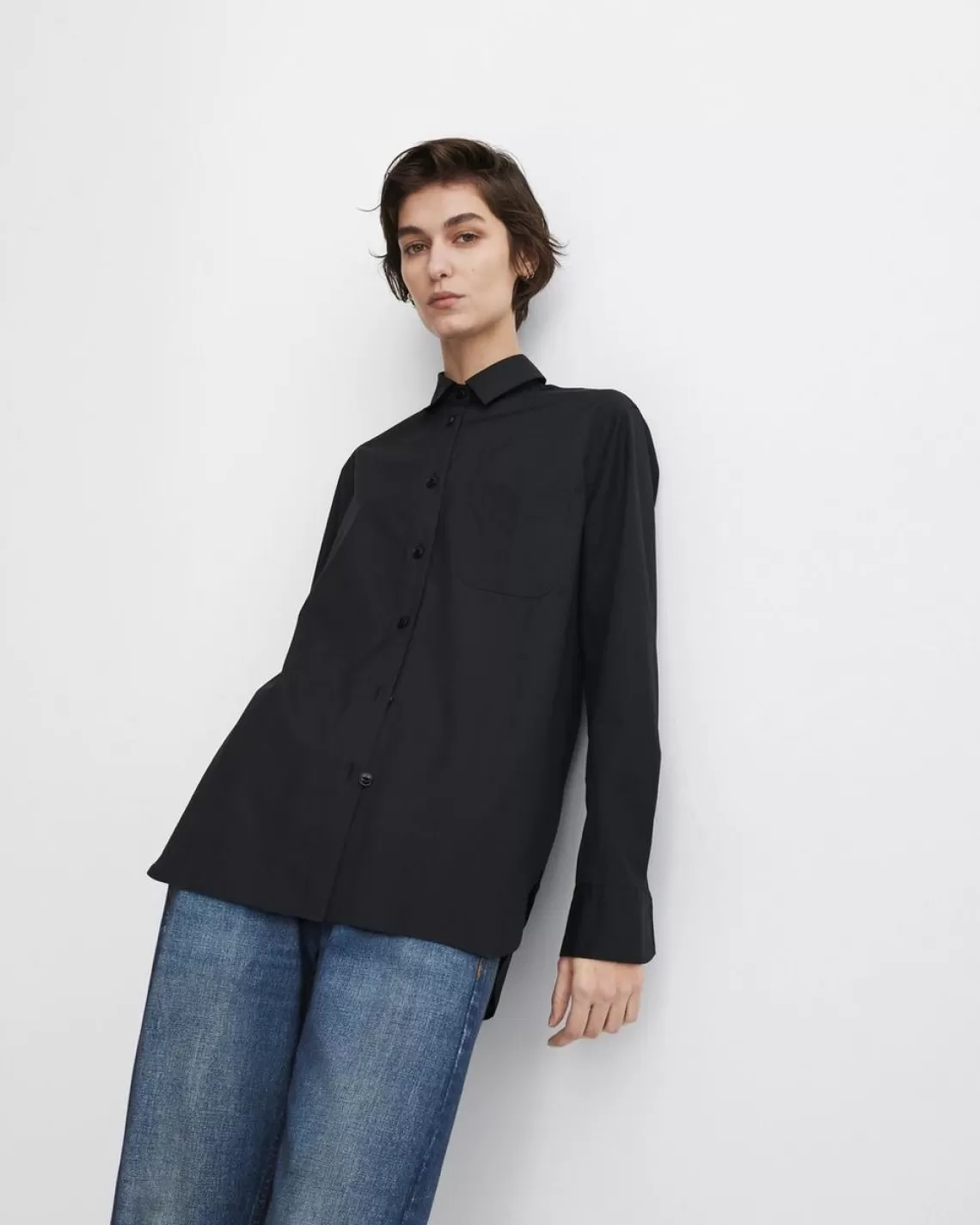 Rag & Bone Maxine Cotton Poplin Shirt | Tops