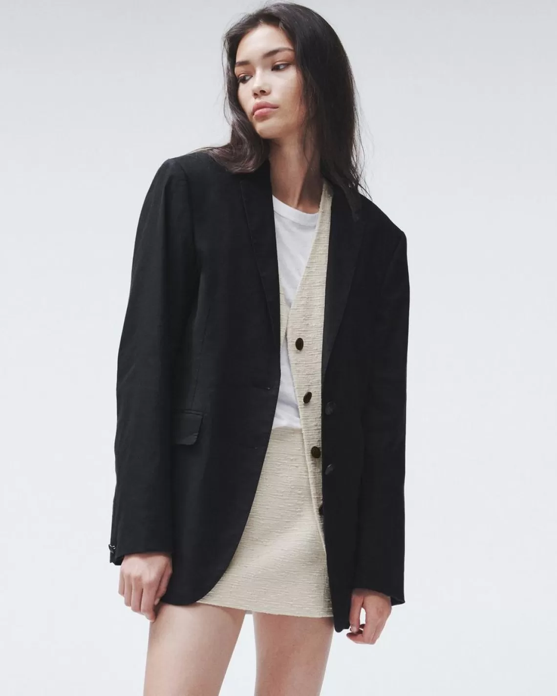 Rag & Bone Odessa Linen Blazer | Blazers & Vests