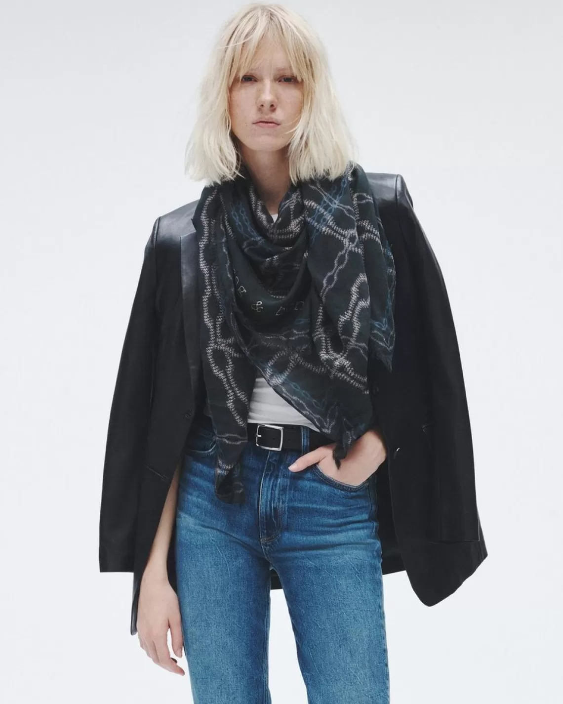 Rag & Bone Pea Chain Cashmere Scarf | Scarves & Ponchos