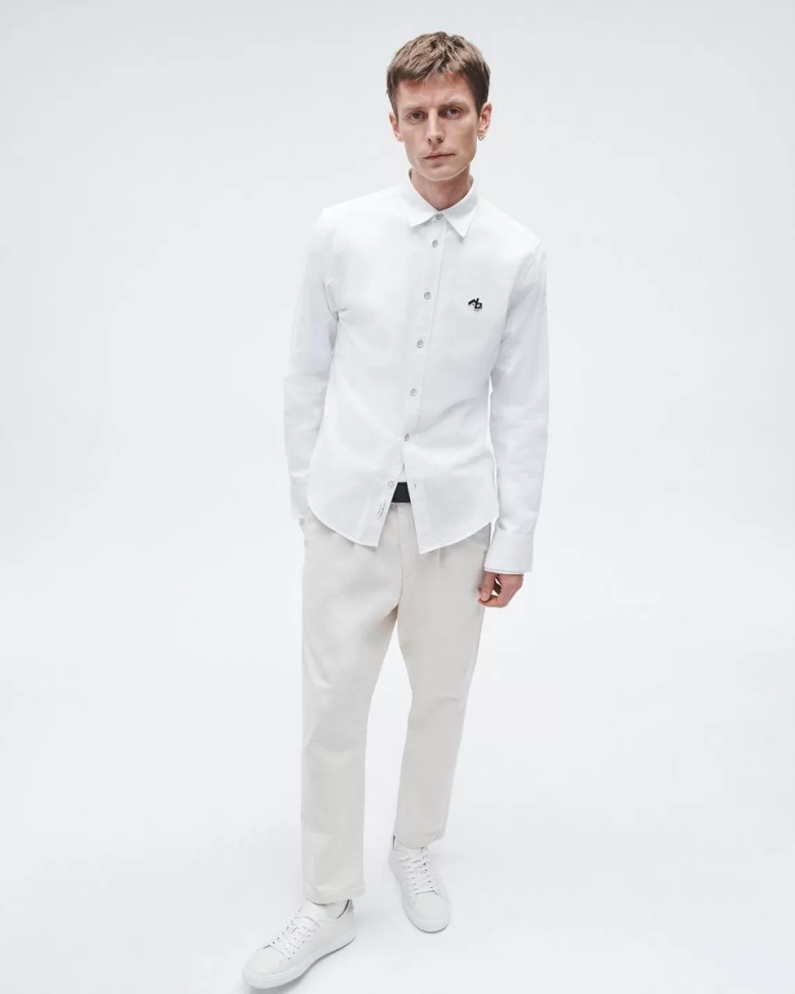 Rag & Bone RB Monster Cotton Oxford Shirt | Shirts