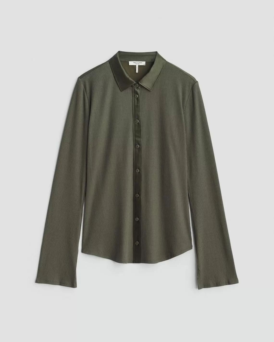 Rag & Bone Ribbed Button Down Shirt | T-Shirts