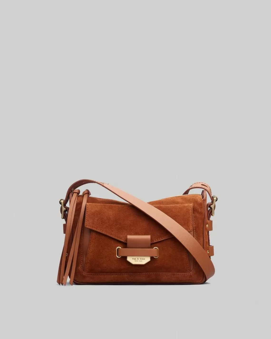 Rag & Bone Small Field Messenger 2.0 - Suede | Handbags