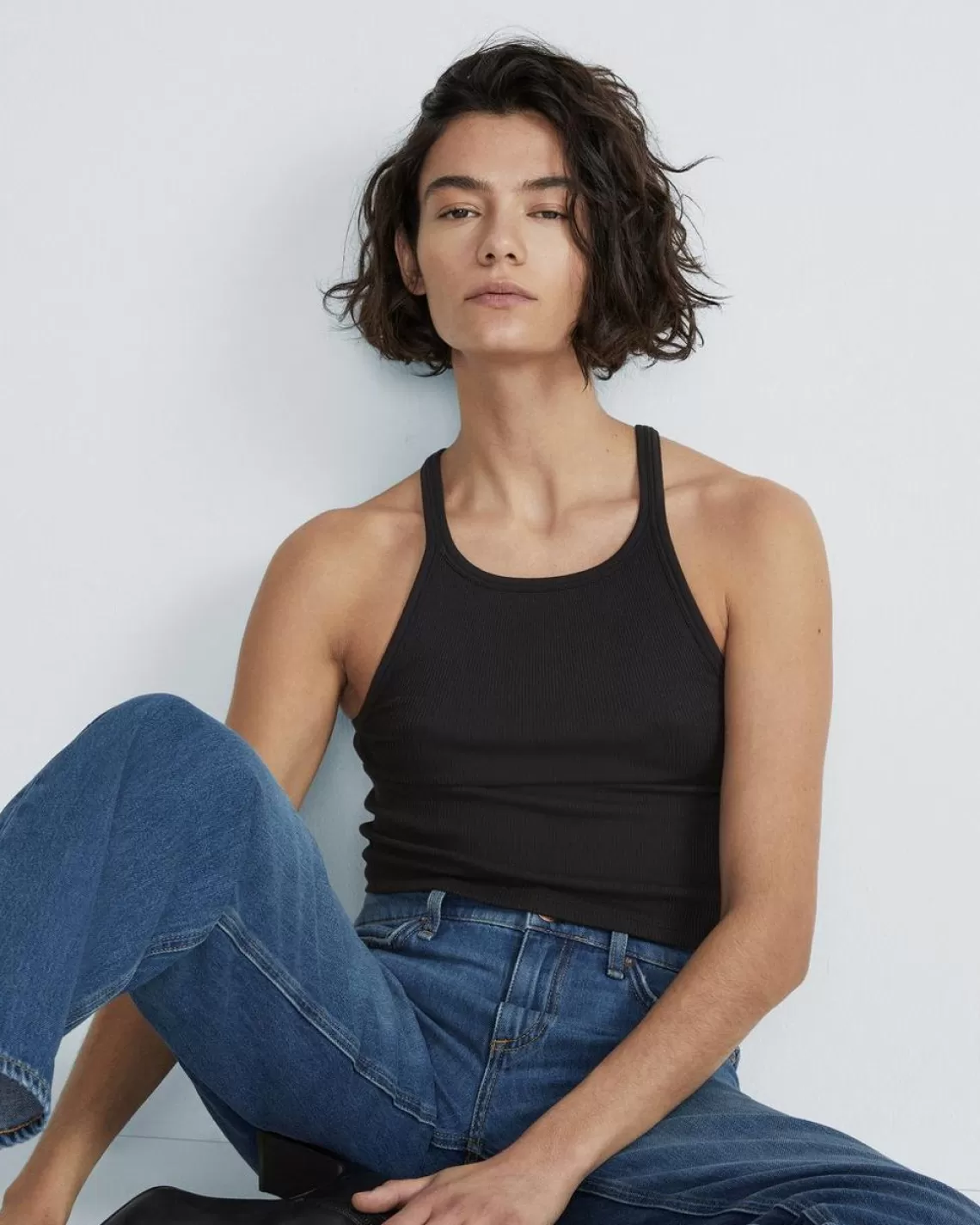 Rag & Bone The Essential Rib String Tank | T-Shirts