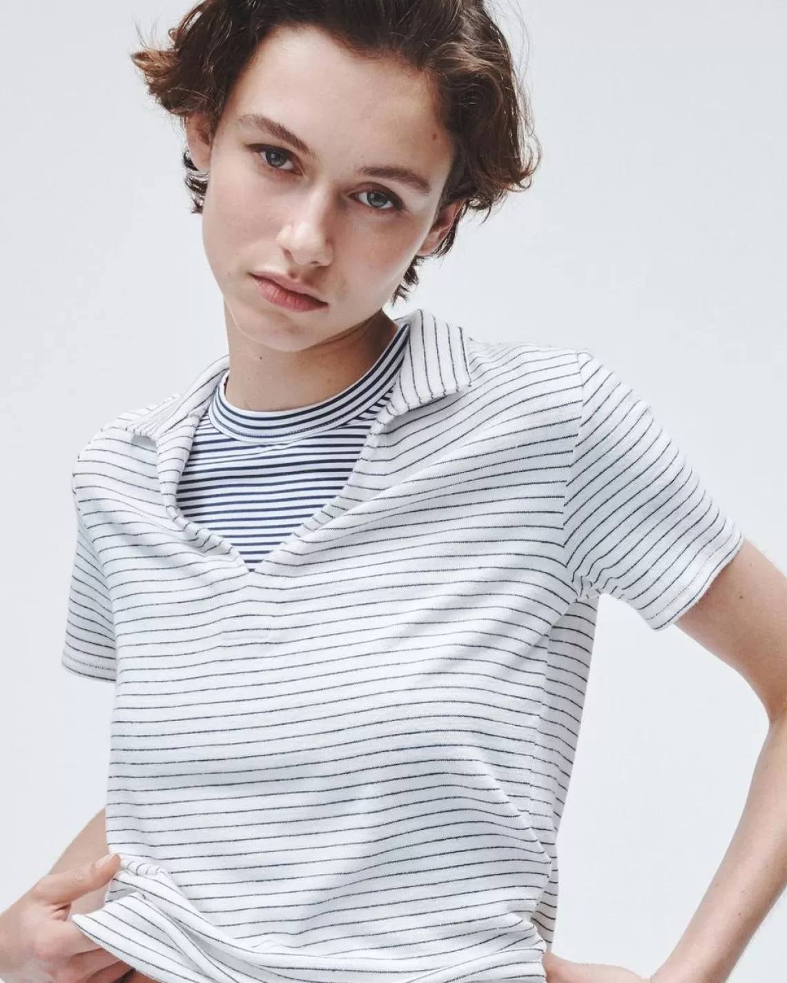 Rag & Bone The Knit Striped Polo | T-Shirts