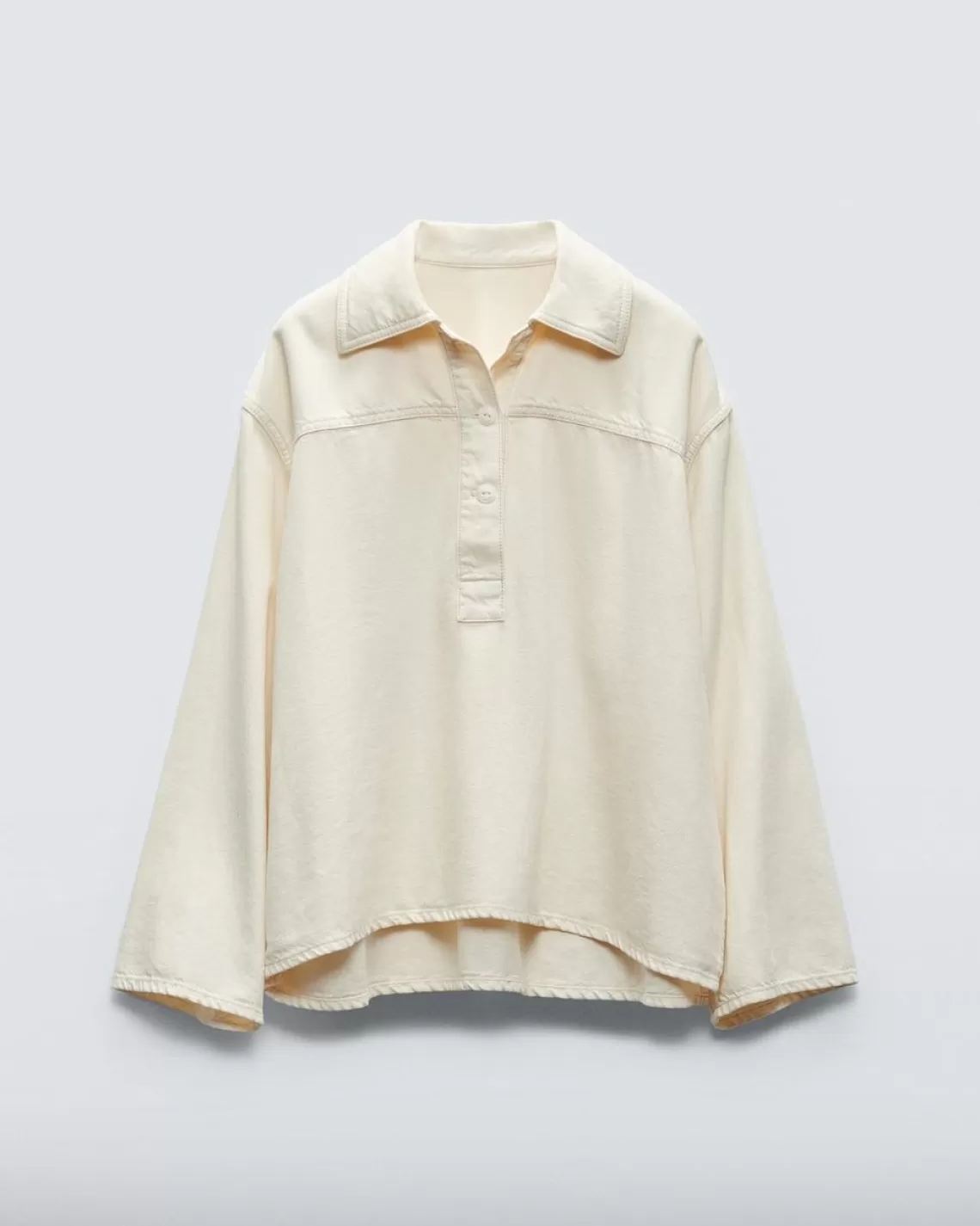 Rag & Bone Ultra Featherweight Emily Popover | Tops | Featherweight Denim