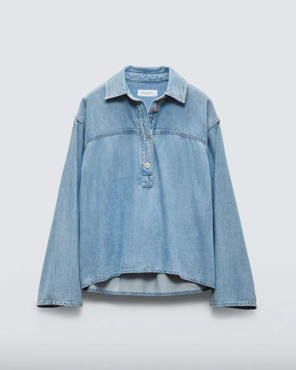 Rag & Bone Ultra Featherweight Emily Popover | Tops | Featherweight Denim