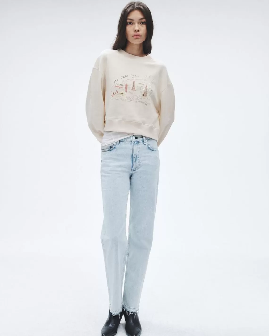 Rag & Bone Vintage Terry Tourist Sweatshirt | Sweatshirts