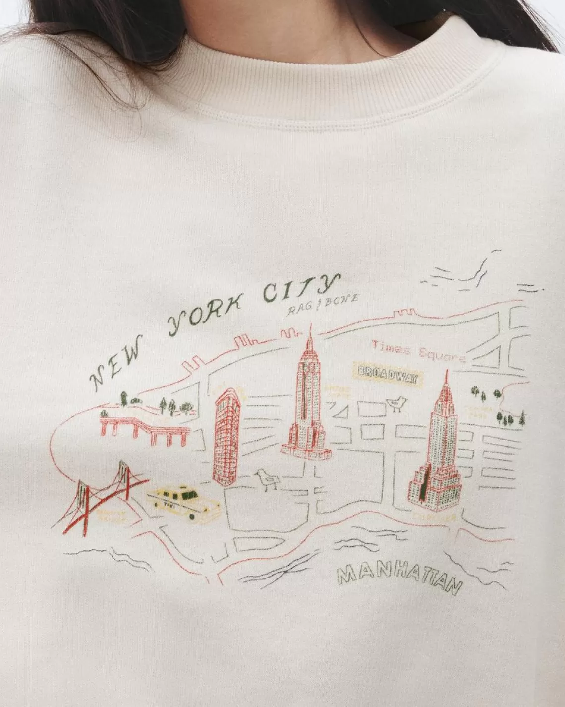 Rag & Bone Vintage Terry Tourist Sweatshirt | Sweatshirts